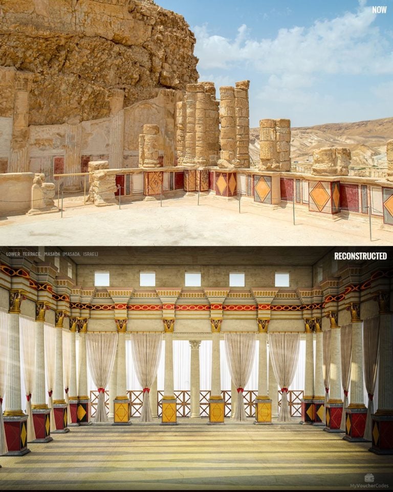 parthenon reconstruction before and after