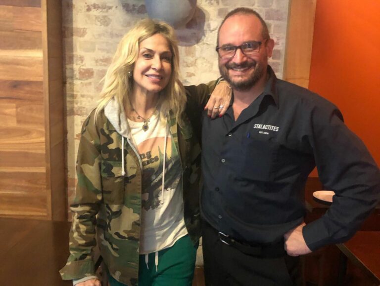 Anna Vissi visits Stalactites on Melbourne visit and shares a