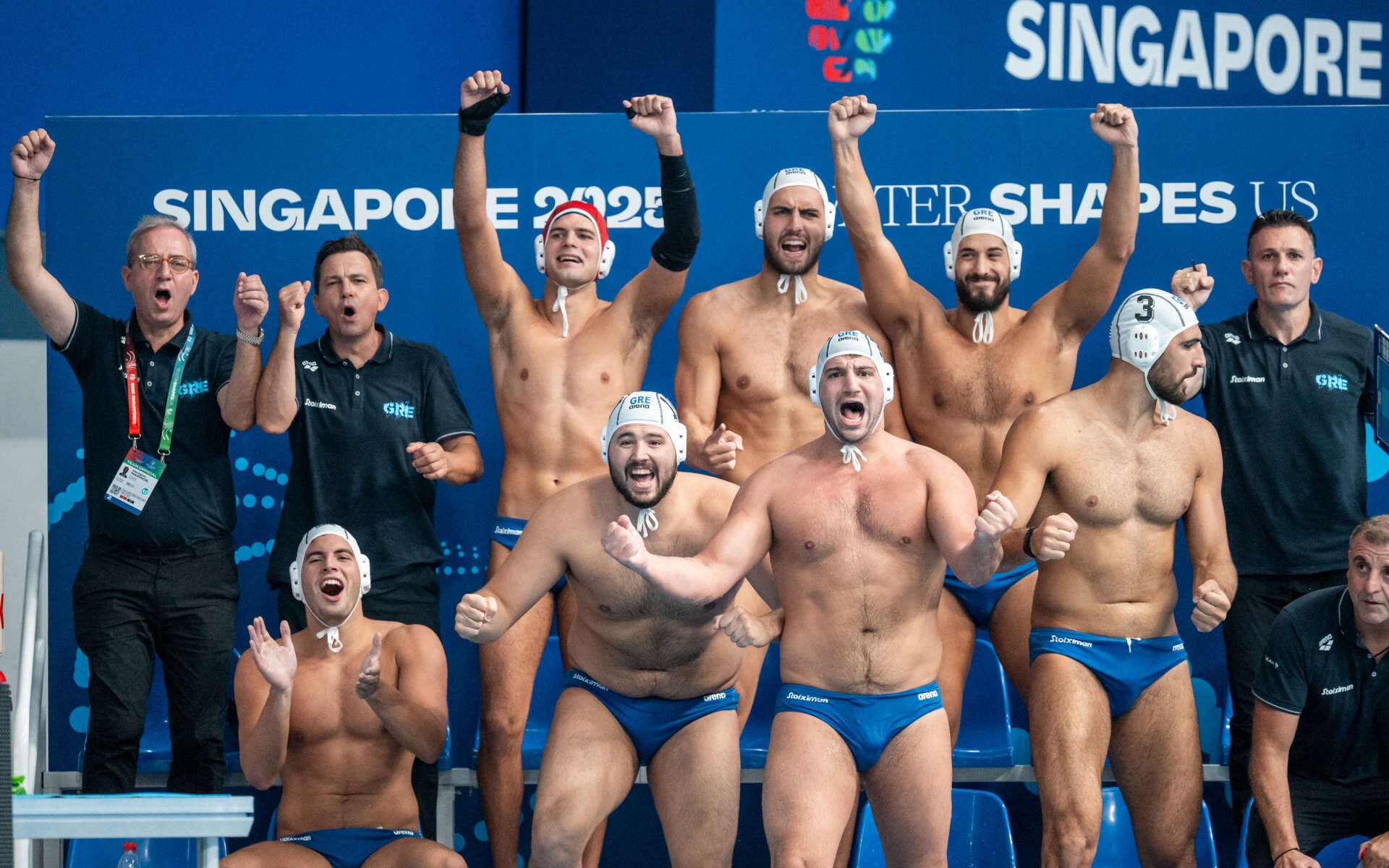 Greece crushes Serbia to win World Championship bronze in men's water polo