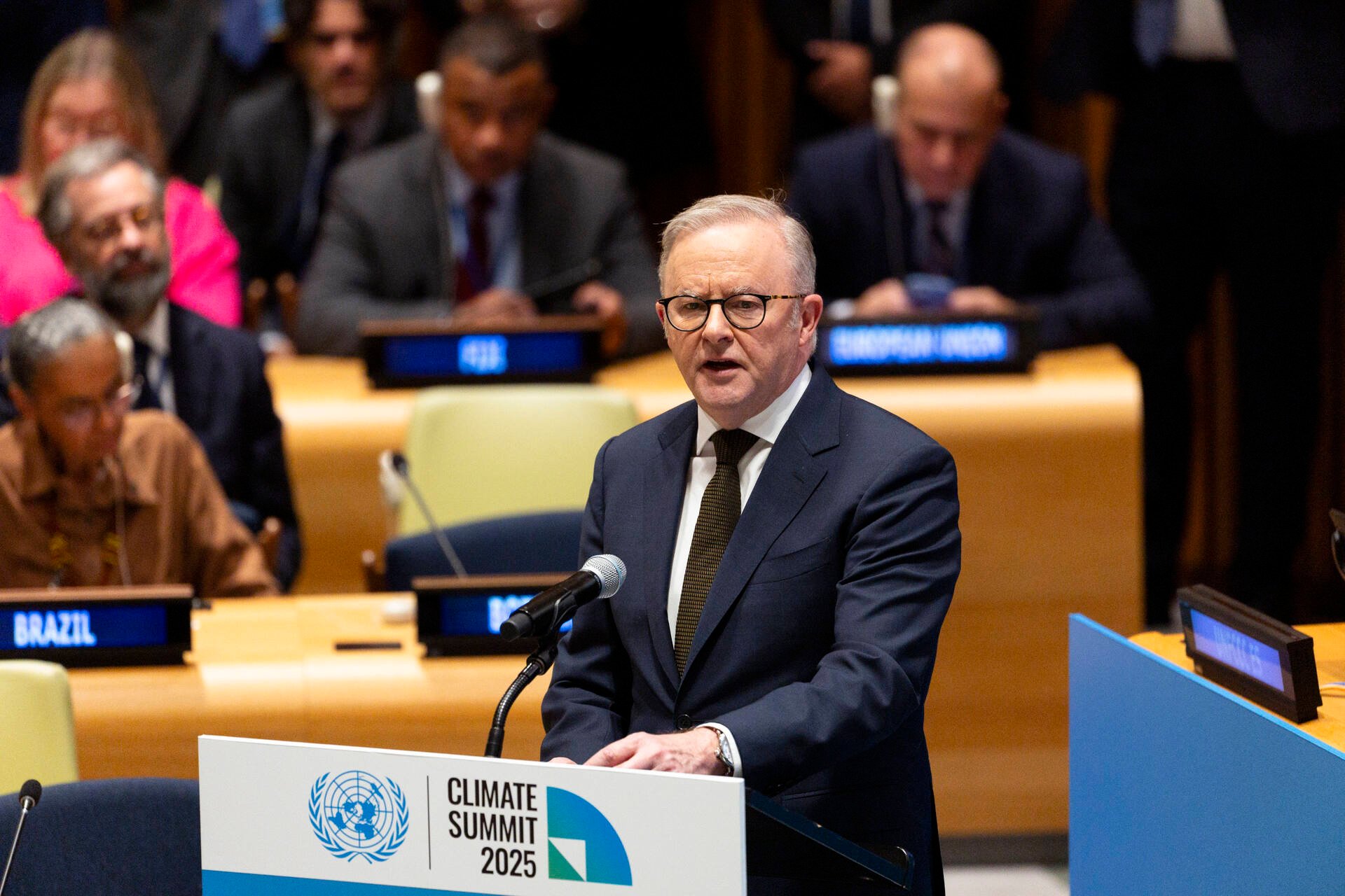 Albanese calls for global action amid US isolationism