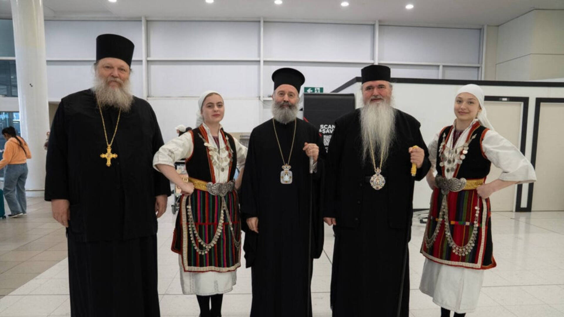 Archbishop Makarios welcomes Metropolitan Ioustinos of Nea Krini and Kalamaria to Sydney