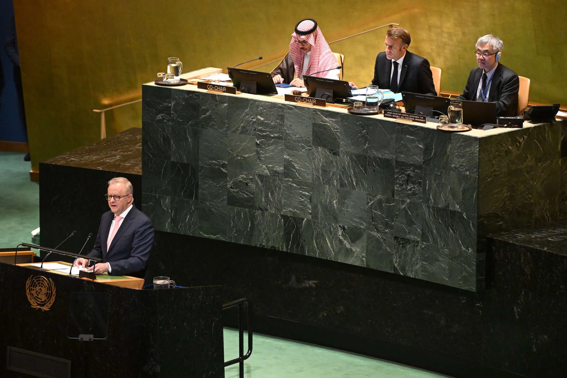 Australia champions Palestine stance, but US not happy