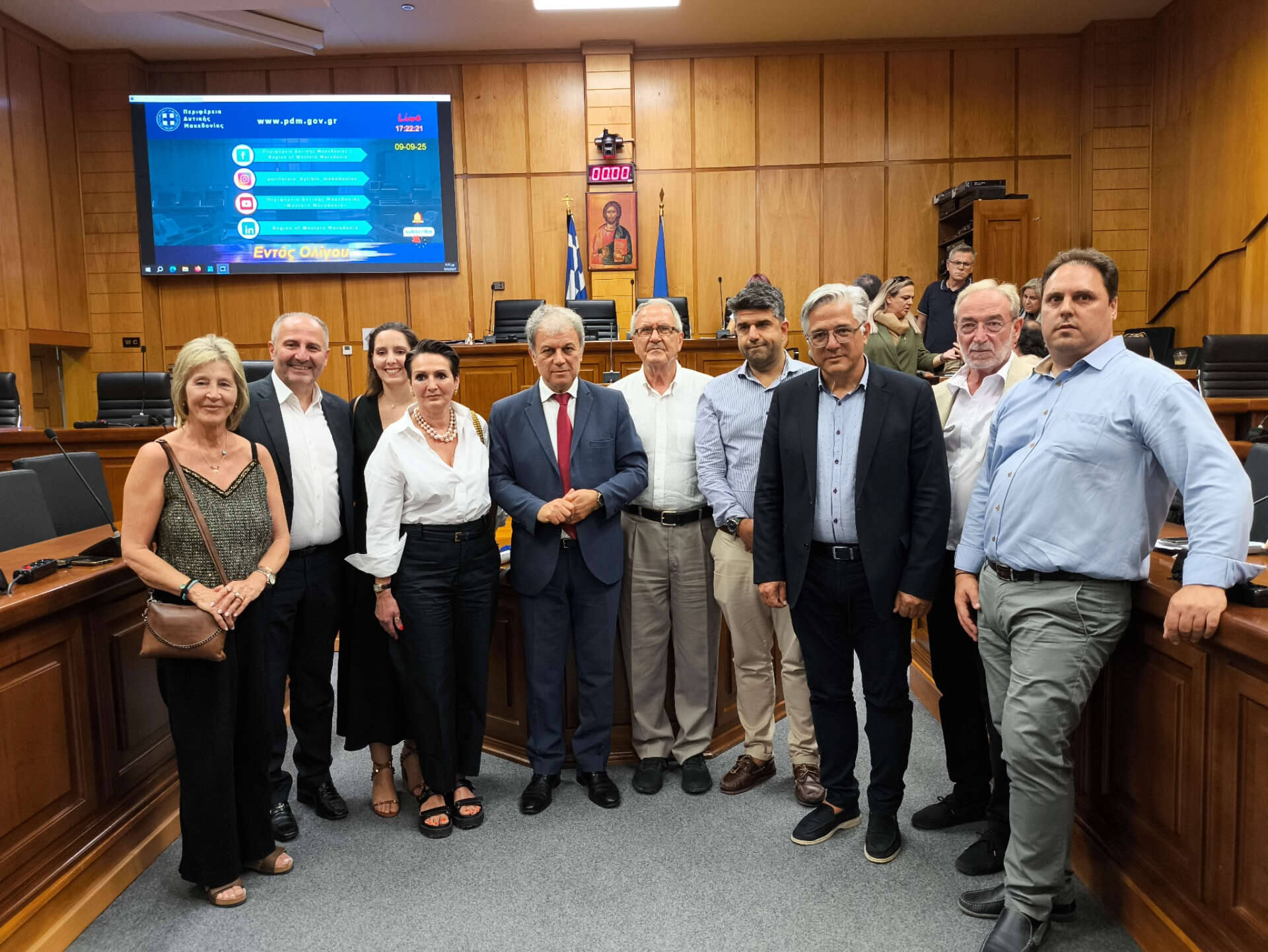 Honours for late benefactor Zisis Dardalis and Professor Anastasios Tamis in Western Macedonia